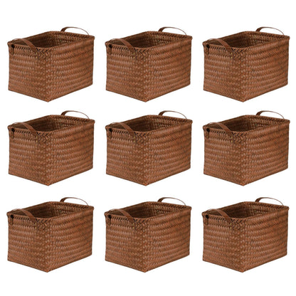 Handwoven Laundry Basket, Large Wicker Storage Hamper