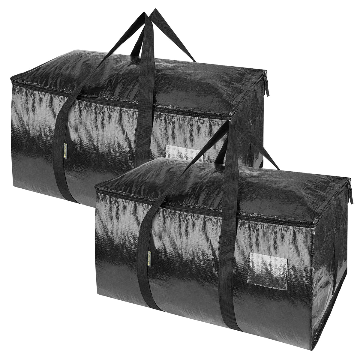 Clear Oversized Storage Bags with Reinforced Handles for Moving