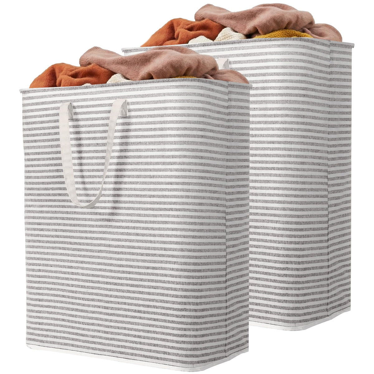 Collapsible Laundry Hamper, Waterproof Clothes Storage Basket