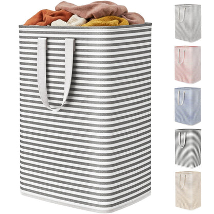 Collapsible Laundry Hamper, Waterproof Clothes Storage Basket