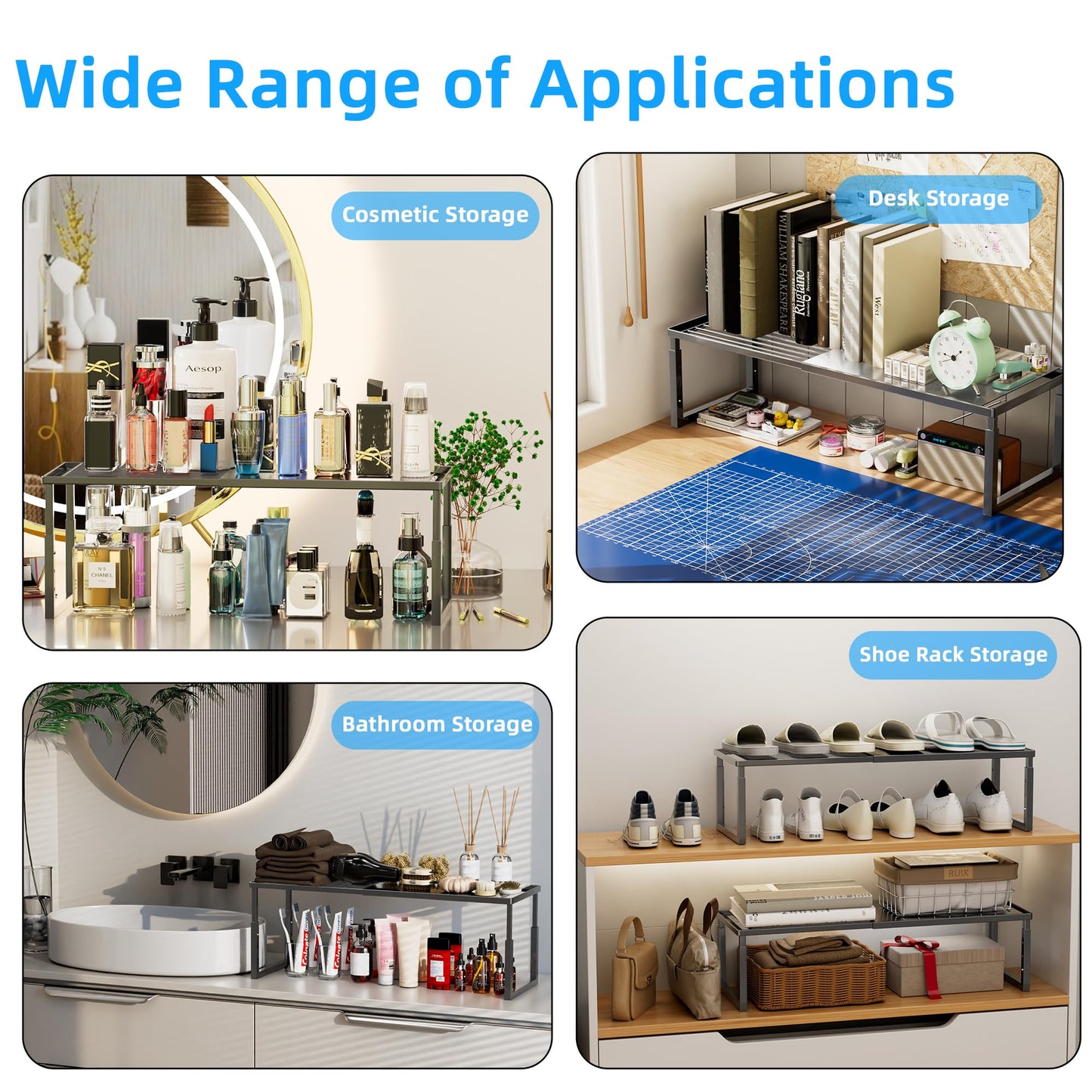 Hofususer Cabinet Shelves Expandable