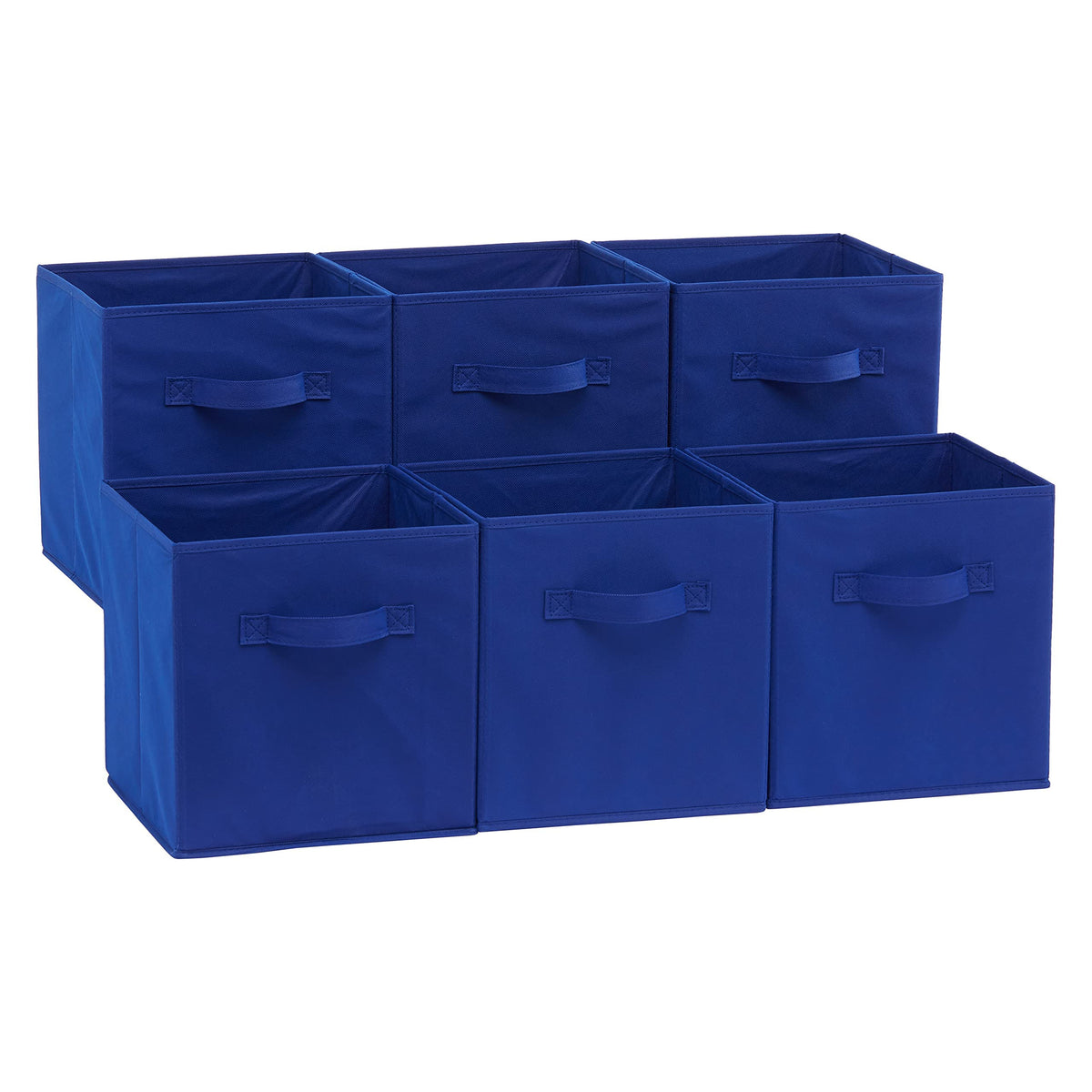 Collapsible Fabric Storage Cubes with Handles, Organizer Bins