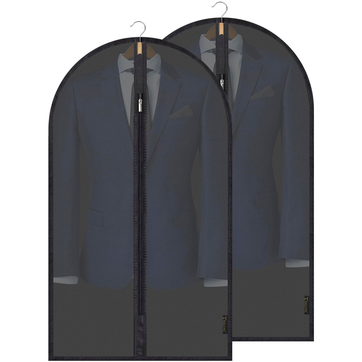 Translucent Garment Bags for Closet Clothes Storage