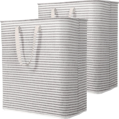 Collapsible Laundry Hamper, Waterproof Clothes Storage Basket