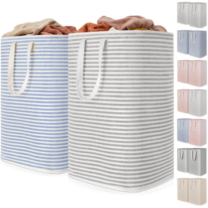 Collapsible Laundry Hamper, Waterproof Clothes Storage Basket
