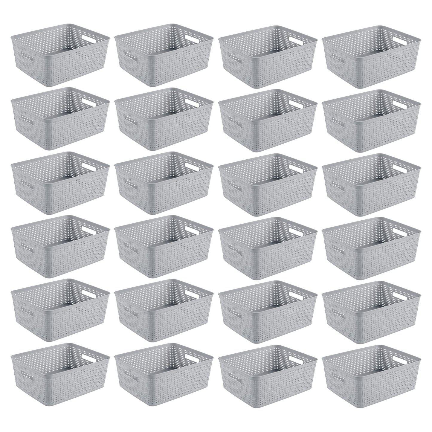 Plastic Storage Baskets, Home Organization Bins