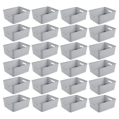 Plastic Storage Baskets, Home Organization Bins