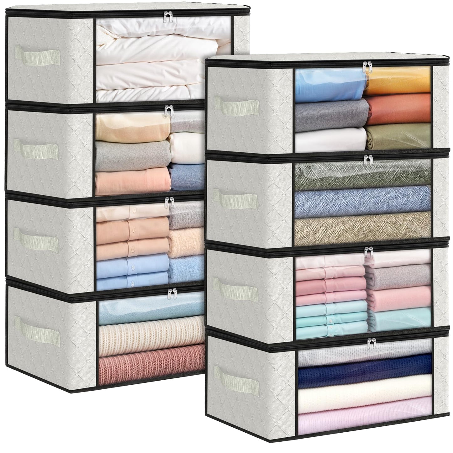 Foldable Clothes Storage Bags for Bedroom Organization