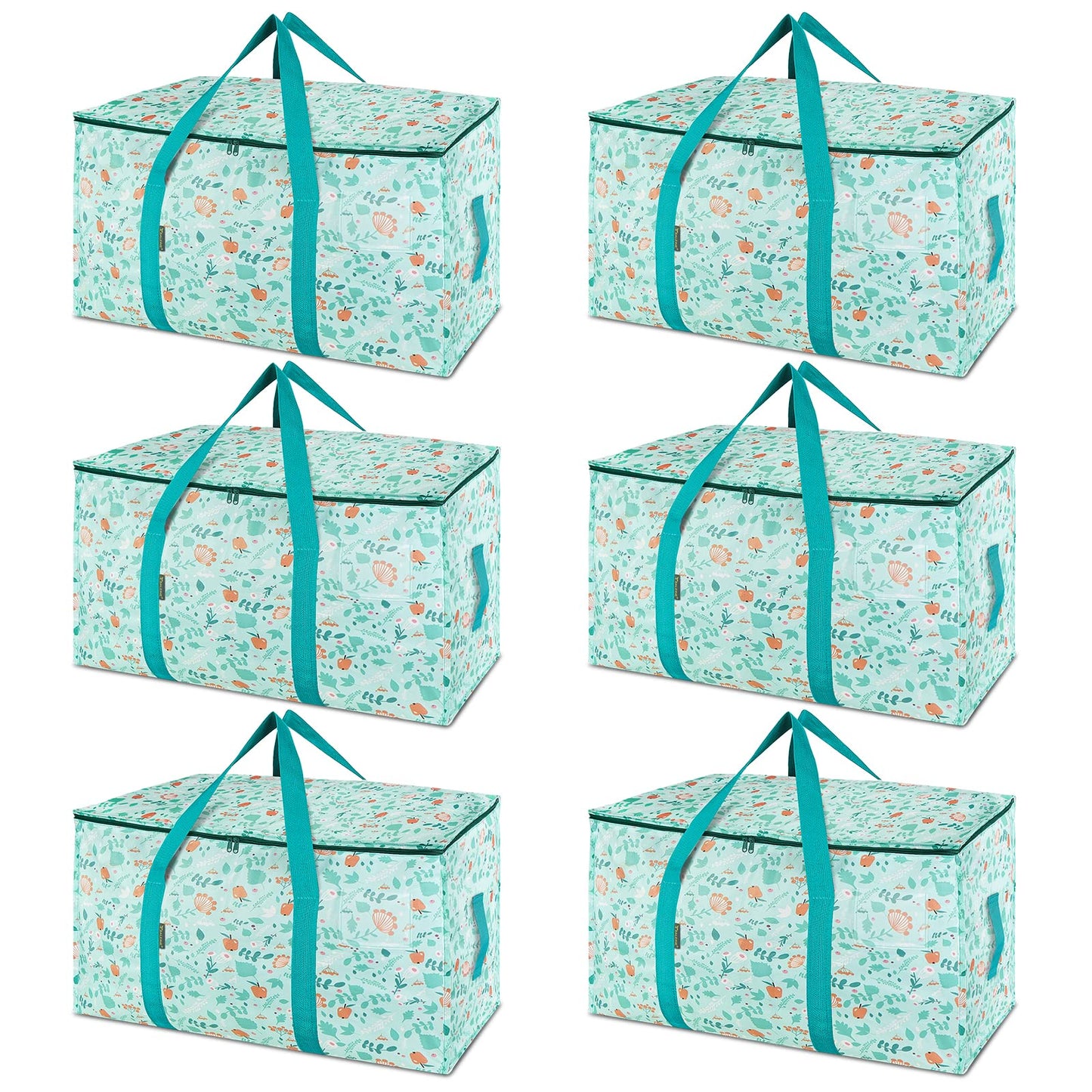 Clear Oversized Storage Bags with Reinforced Handles for Moving