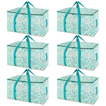 Clear Oversized Storage Bags with Reinforced Handles for Moving