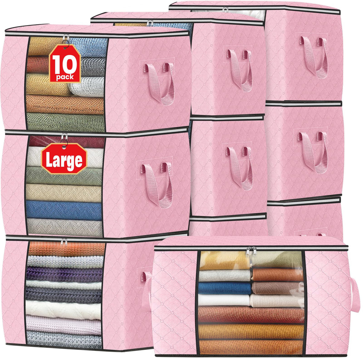 Foldable Clothes Storage Bags for Bedroom Organization