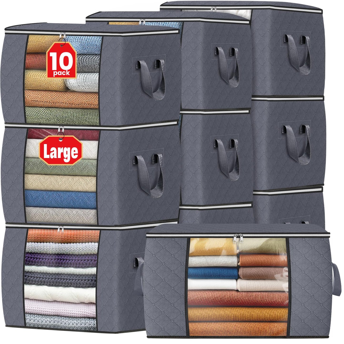 Foldable Clothes Storage Bags for Bedroom Organization