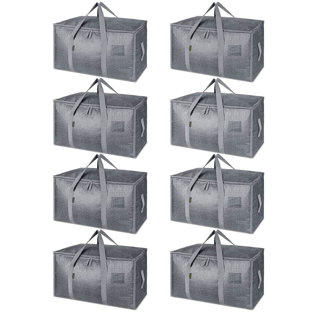 Clear Oversized Storage Bags with Reinforced Handles for Moving
