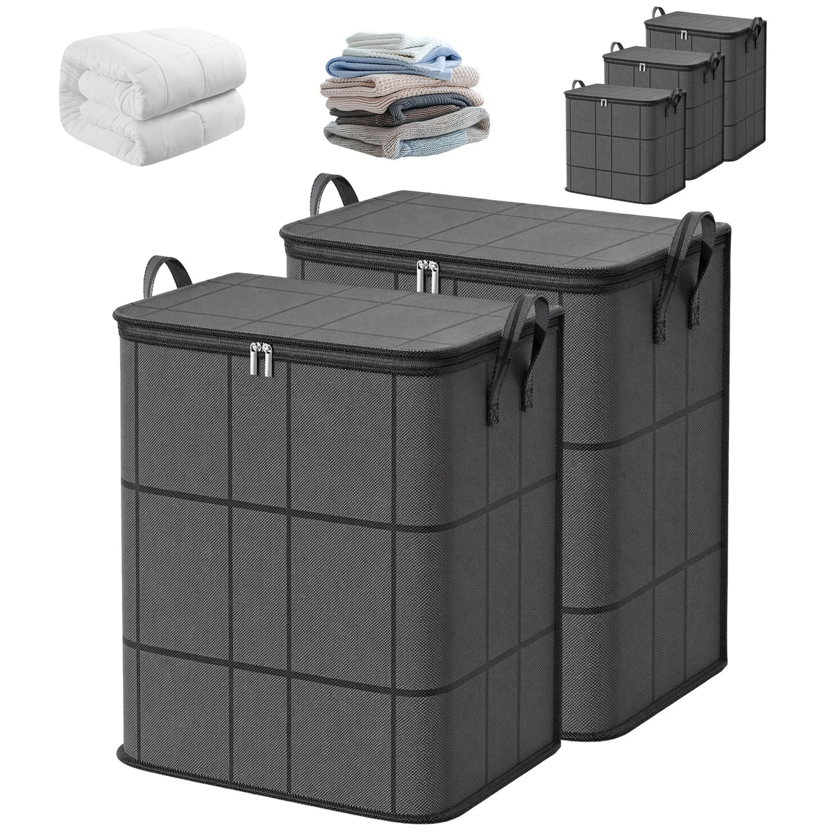 Extra Large Storage Bags for Clothes and Bedding Organization