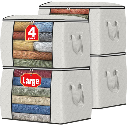Foldable Clothes Storage Bags for Bedroom Organization