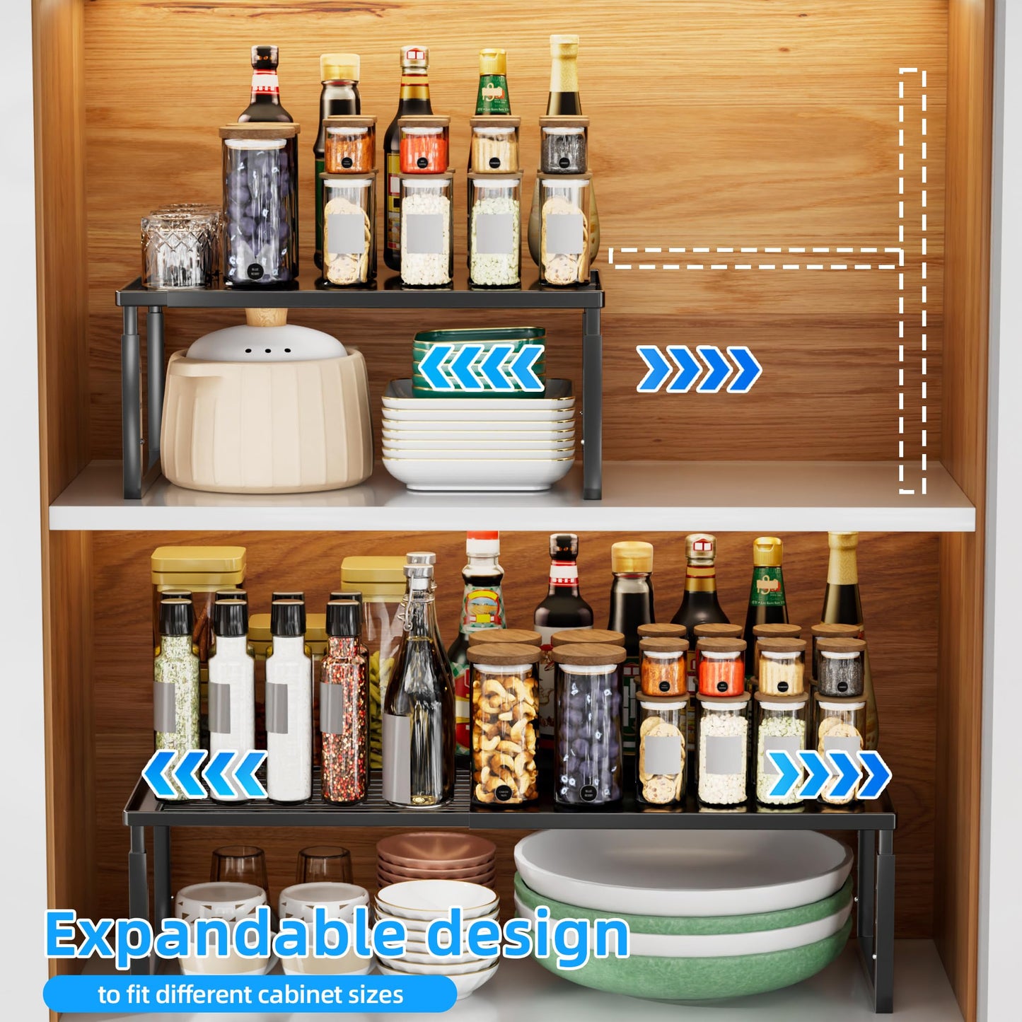 Hofususer Cabinet Shelves Expandable