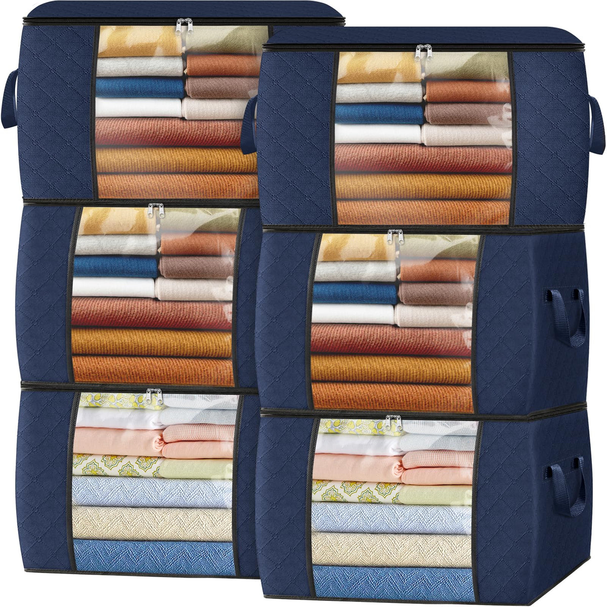Foldable Clothes Storage Bags for Bedroom Organization