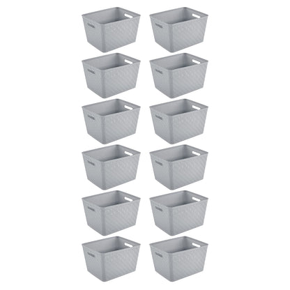 Plastic Storage Baskets, Home Organization Bins