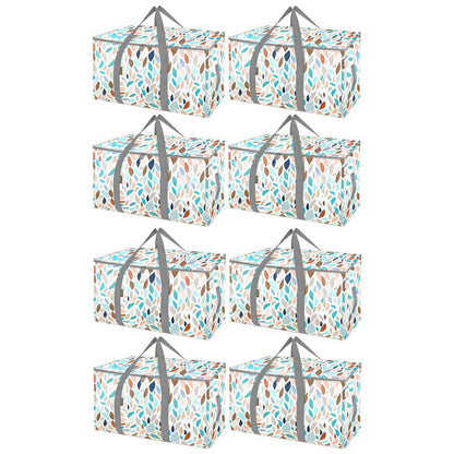 Clear Oversized Storage Bags with Reinforced Handles for Moving