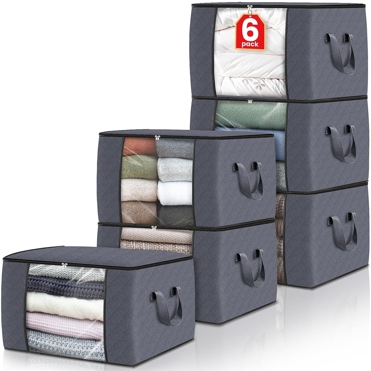 Foldable Clothes Storage Bags for Bedroom Organization