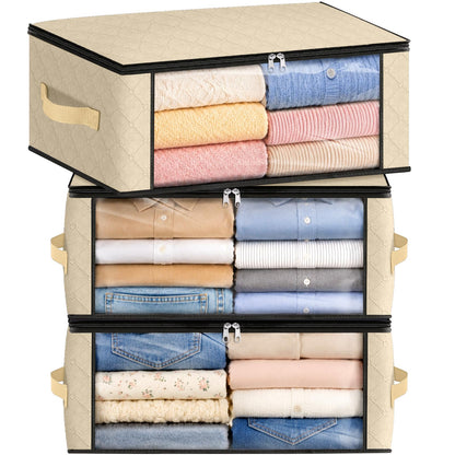 Foldable Clothes Storage Bags for Bedroom Organization
