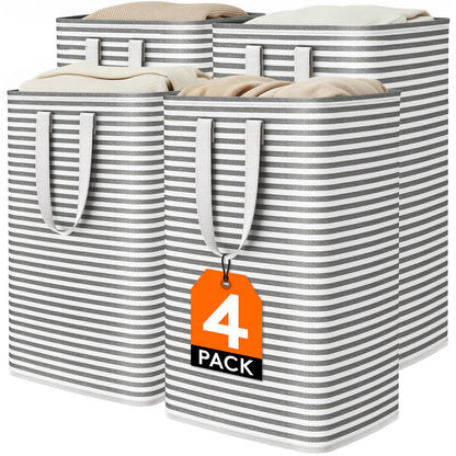 Collapsible Laundry Hamper, Waterproof Clothes Storage Basket