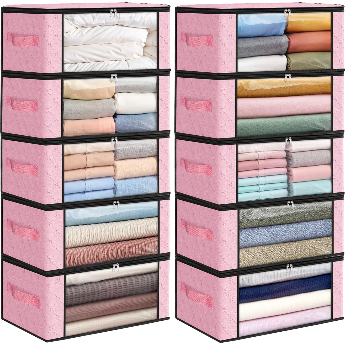 Foldable Clothes Storage Bags for Bedroom Organization