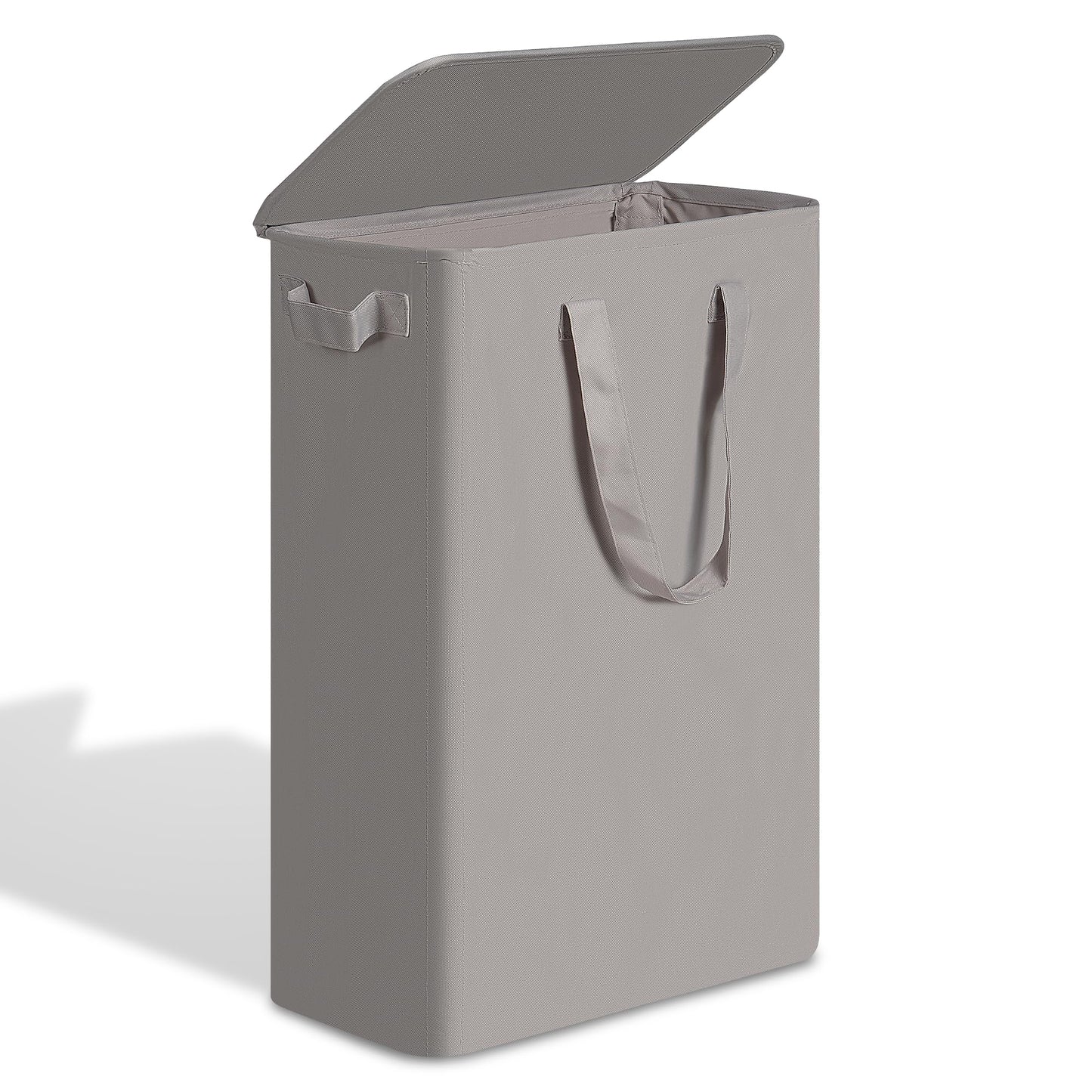 Slim Laundry Hamper, Space Saving Clothes Storage Basket