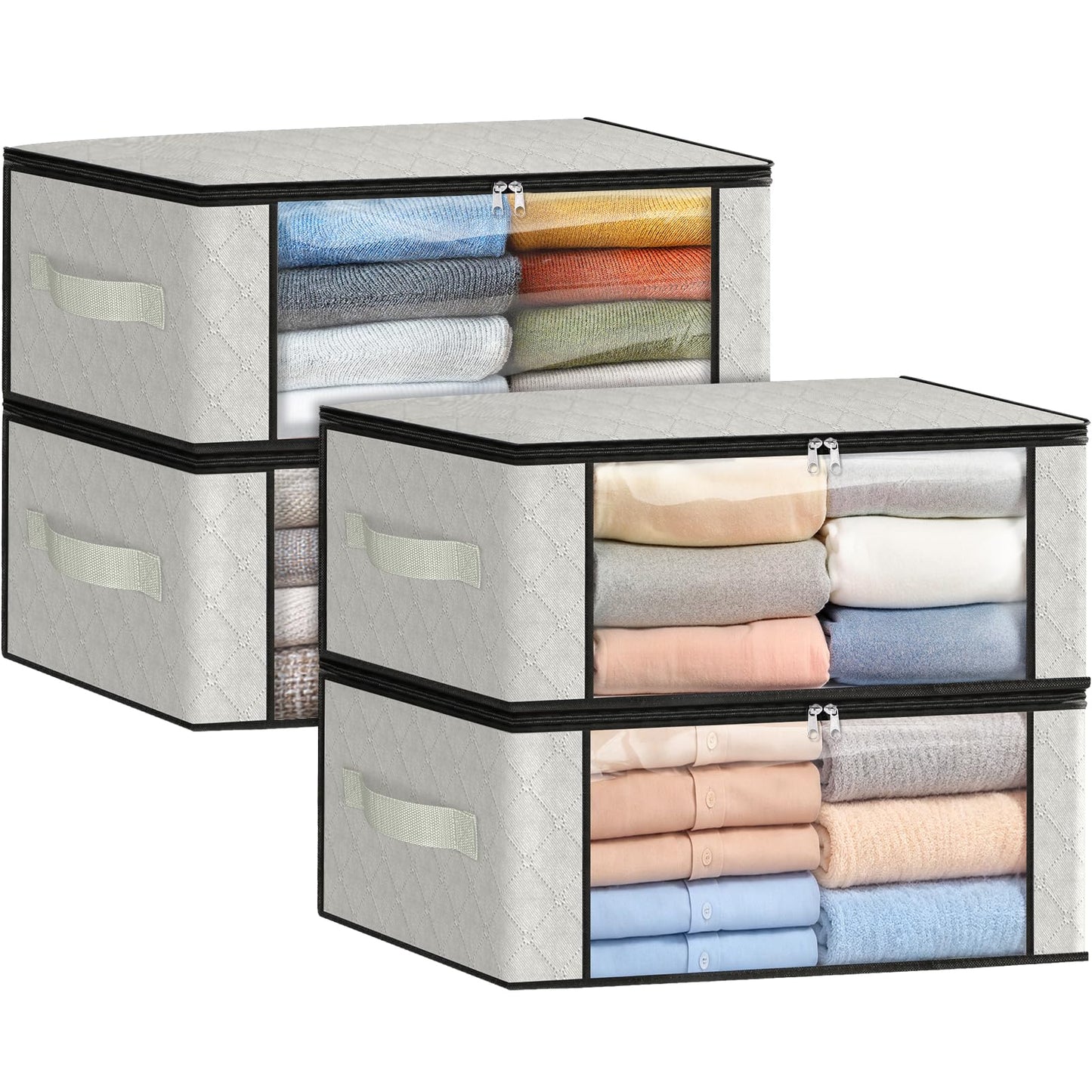 Foldable Clothes Storage Bags for Bedroom Organization