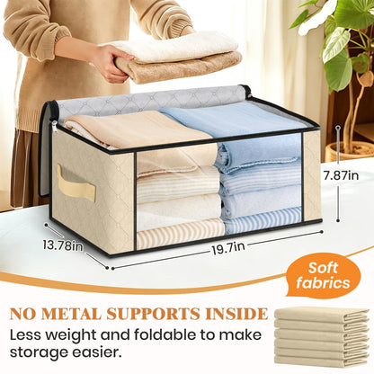 Foldable Clothes Storage Bags for Bedroom Organization