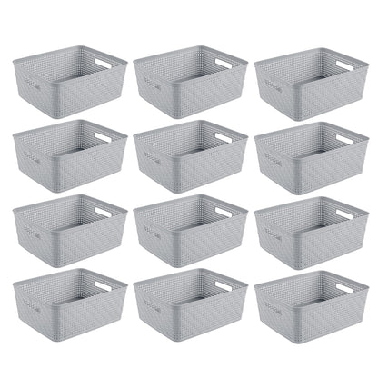 Plastic Storage Baskets, Home Organization Bins