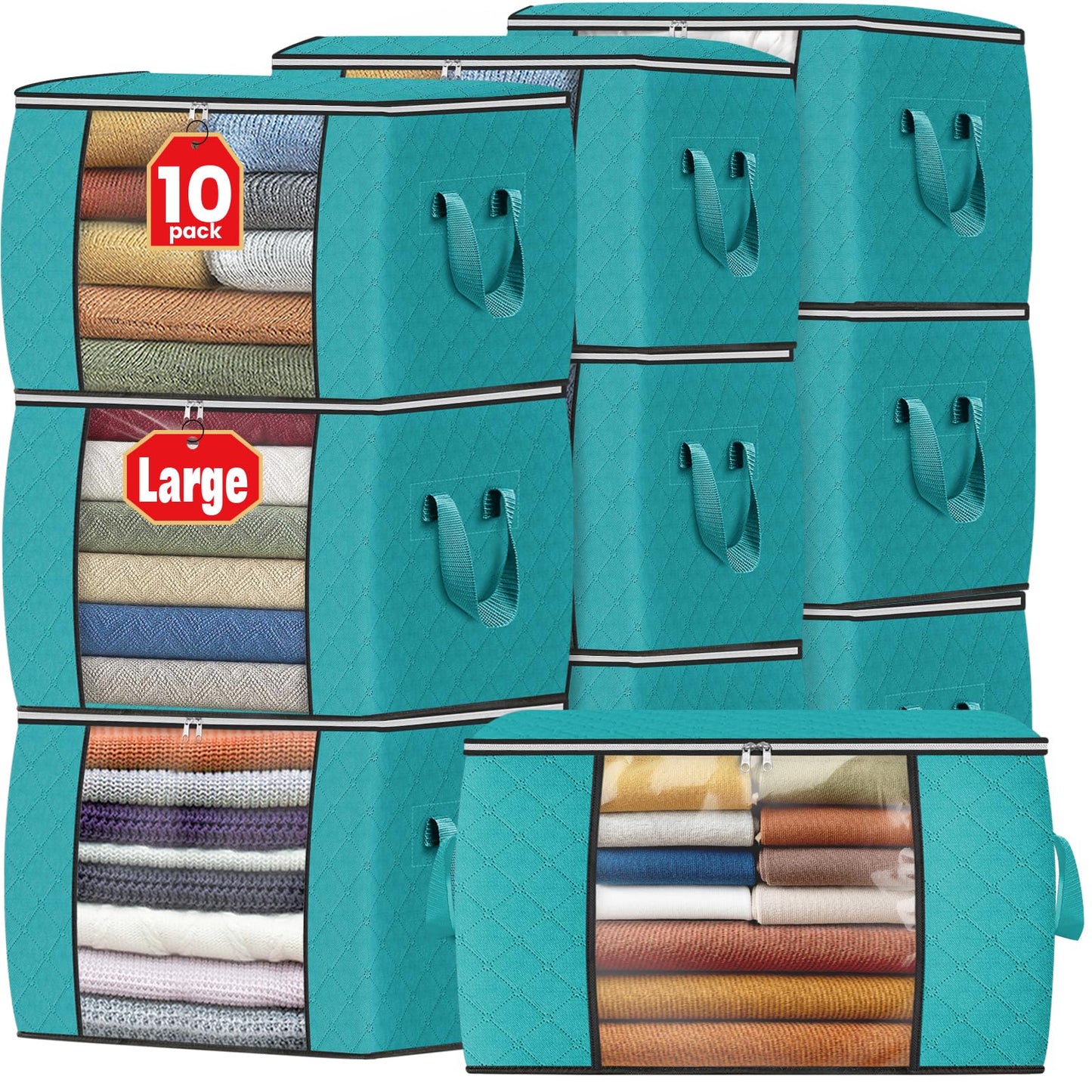 Foldable Clothes Storage Bags for Bedroom Organization