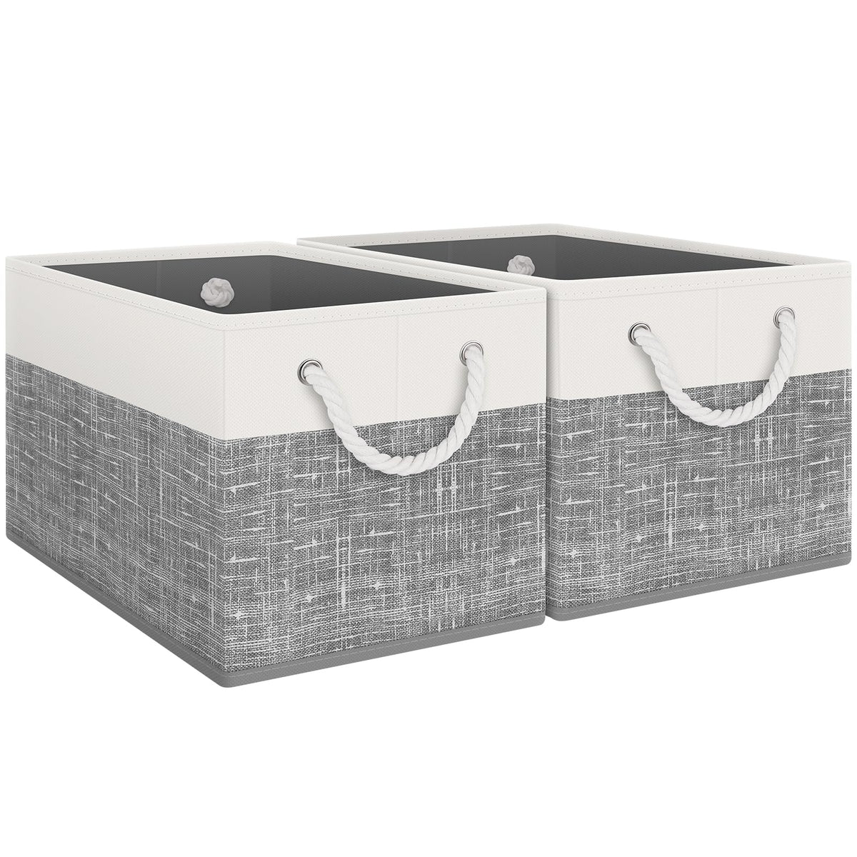 Foldable Storage Baskets with Handles, Large Organizer Bins