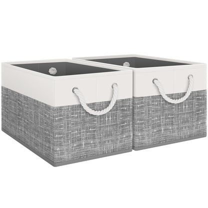 Foldable Storage Baskets with Handles, Large Organizer Bins