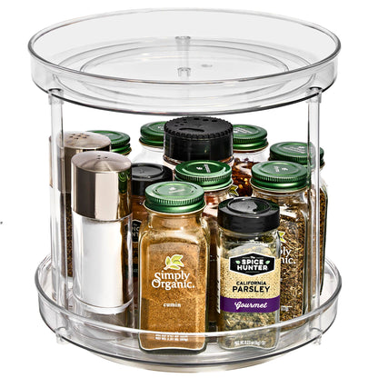 Sorbus Clear Lazy Susan Organizer