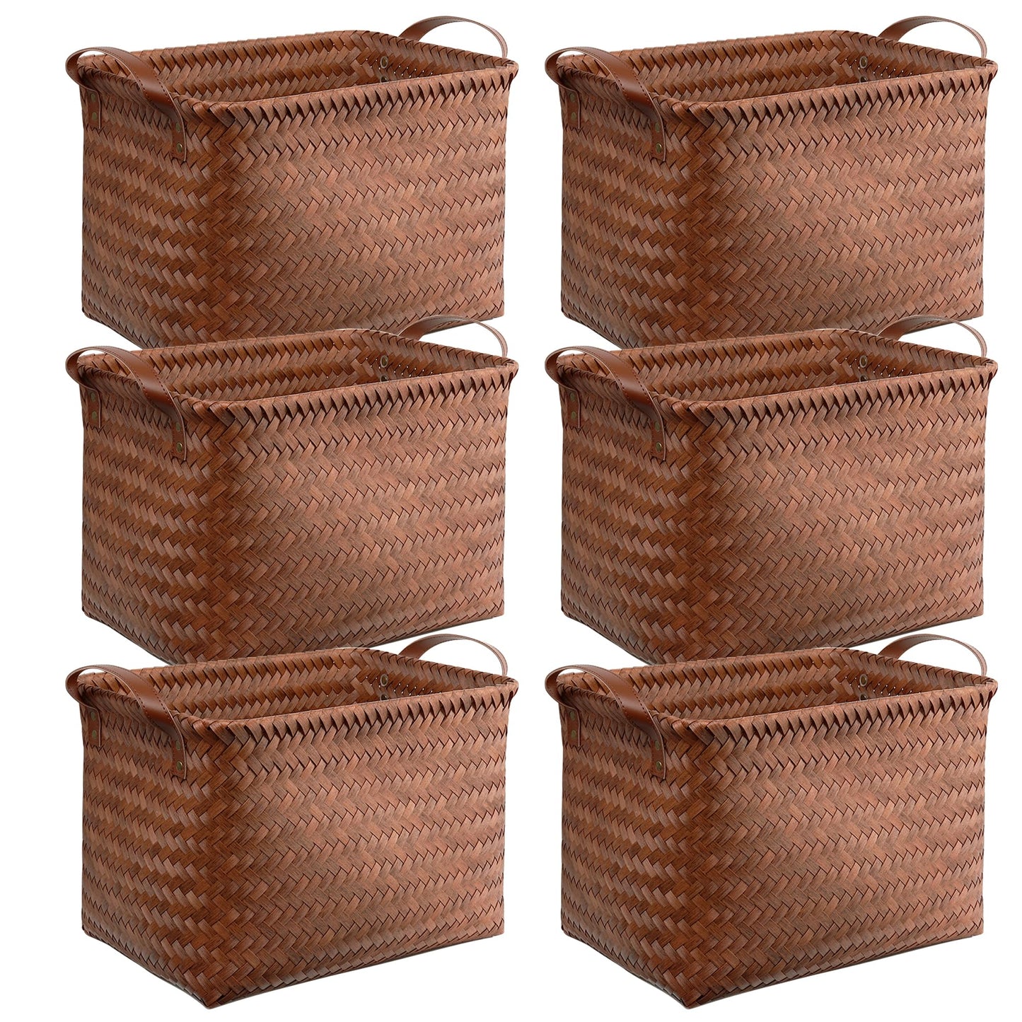 Handwoven Laundry Basket, Large Wicker Storage Hamper