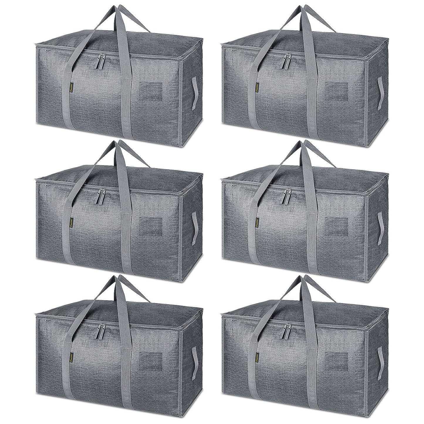 Clear Oversized Storage Bags with Reinforced Handles for Moving