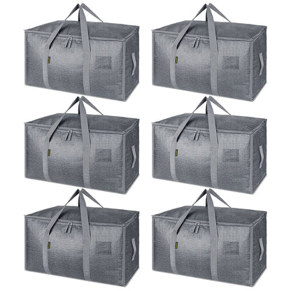 Clear Oversized Storage Bags with Reinforced Handles for Moving
