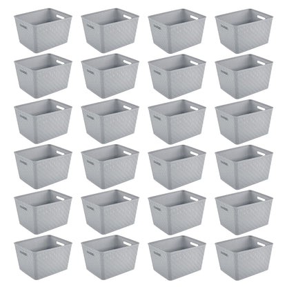 Plastic Storage Baskets, Home Organization Bins