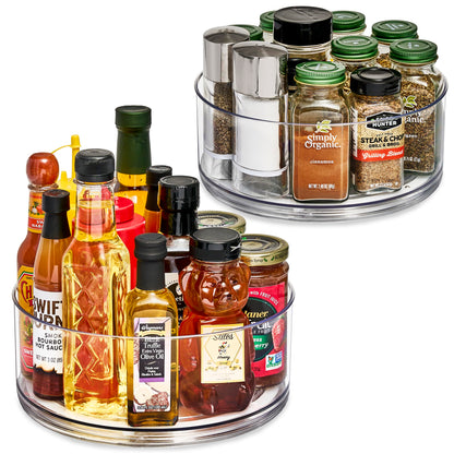Sorbus Clear Lazy Susan Organizer
