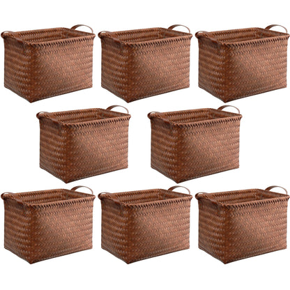 Handwoven Laundry Basket, Large Wicker Storage Hamper
