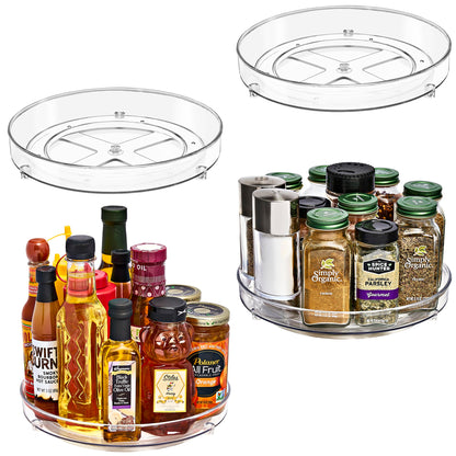 Sorbus Clear Lazy Susan Organizer