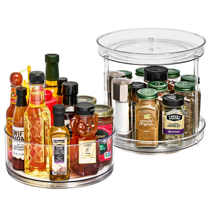Sorbus Clear Lazy Susan Organizer