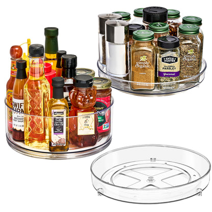 Sorbus Clear Lazy Susan Organizer