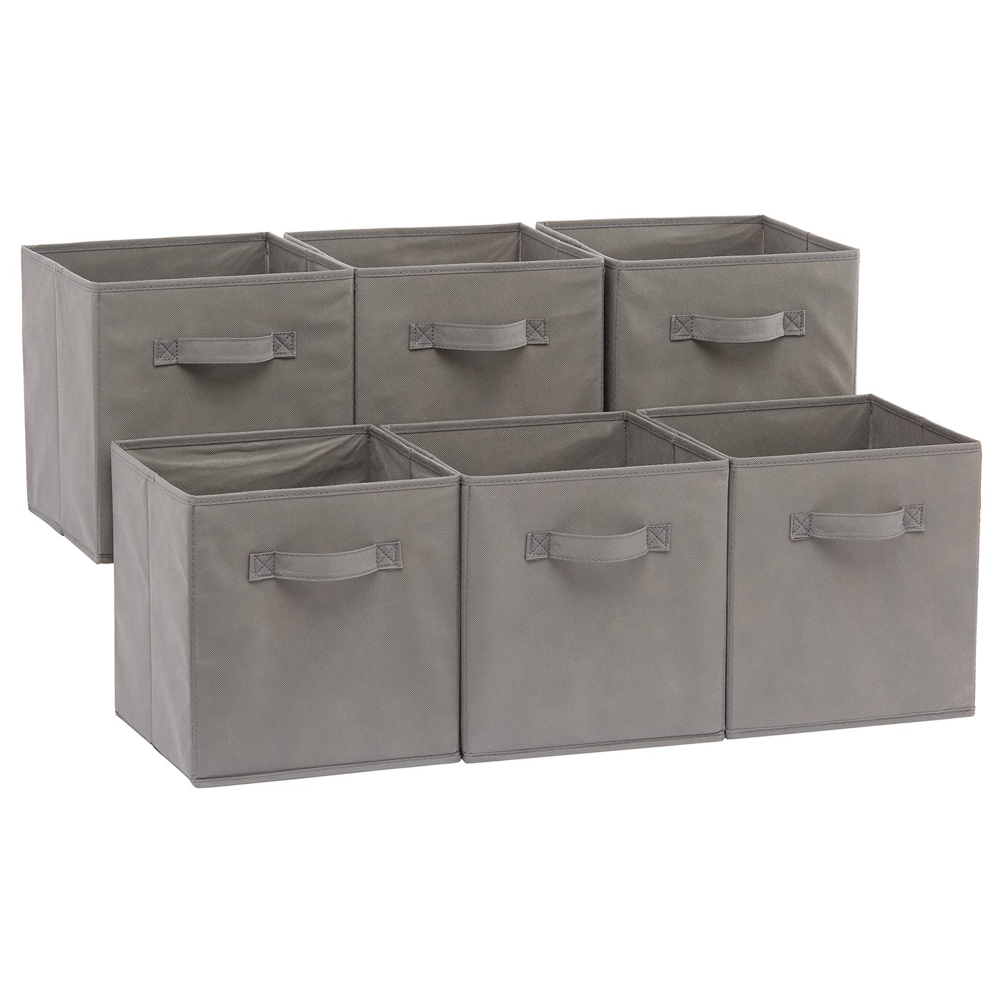 Collapsible Fabric Storage Cubes with Handles, Organizer Bins